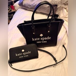 Kate Spade Ella small tote bag with matching wallet $589 value